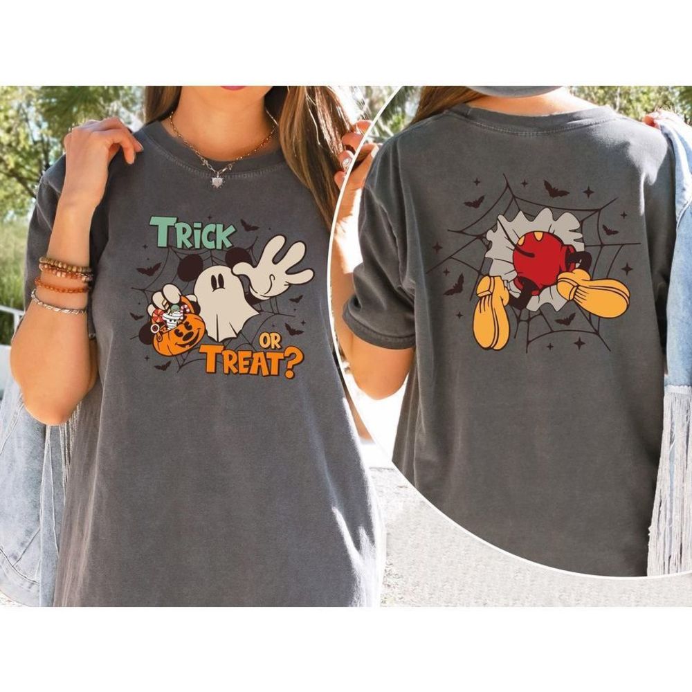 Mickey Halloween Shirt halloween Matching Shirt 2 sided Tee